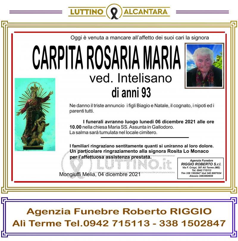 Rosaria Maria  Carpita 